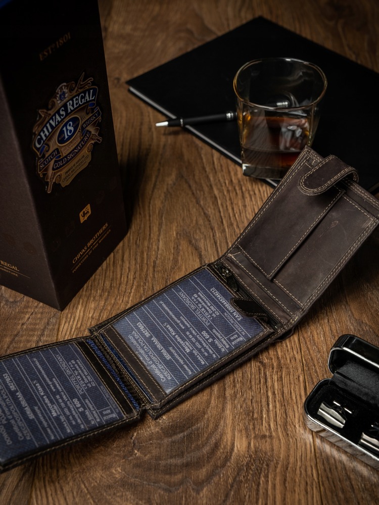 Гаманець чоловічий Buffalo Wild N992L-B-MHU BROWN Гаманець чоловічий Buffalo Wild N992L-B-MHU BROWN